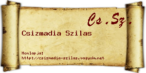Csizmadia Szilas névjegykártya